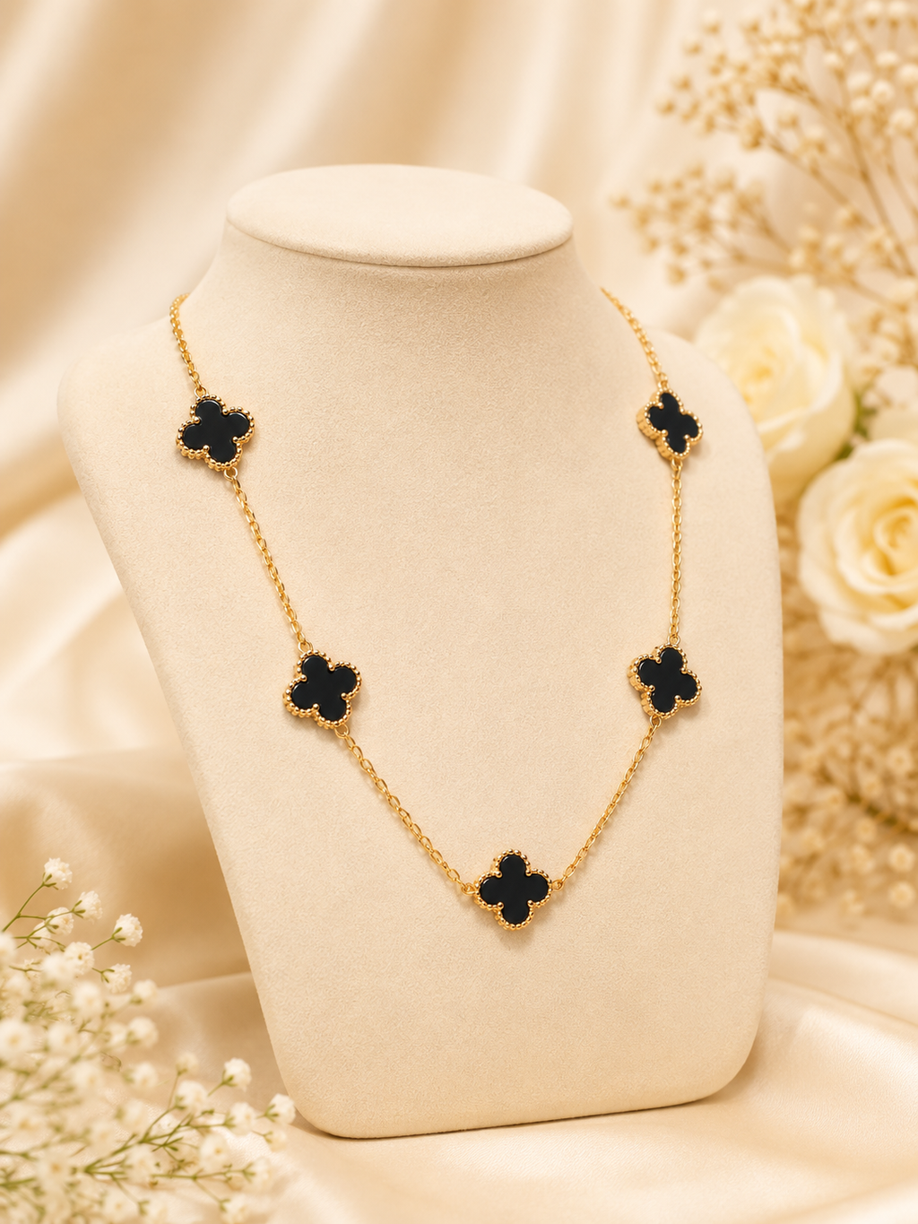Black Clover Gold Necklace