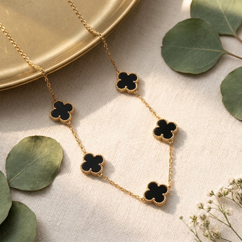 Black Clover Gold Necklace