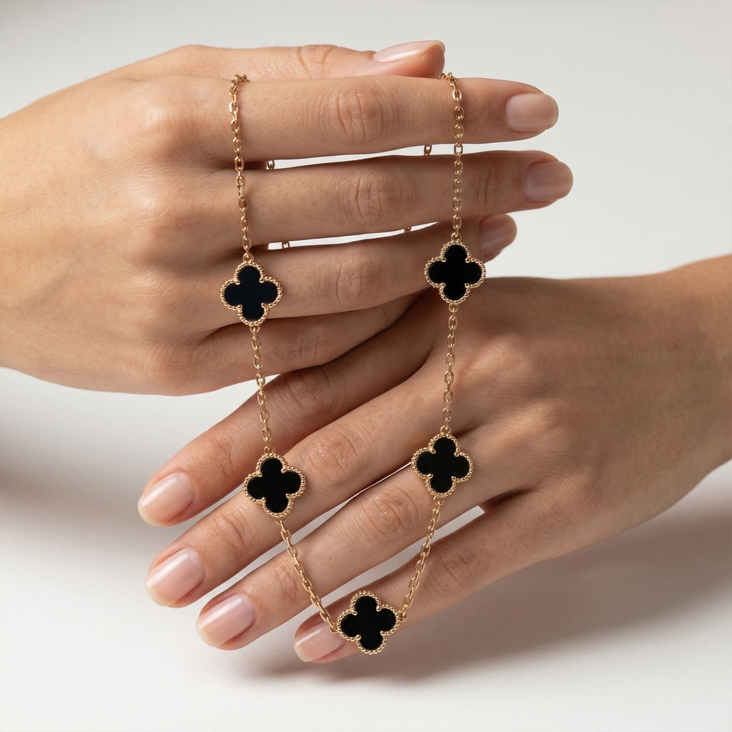 Black Clover Gold Necklace