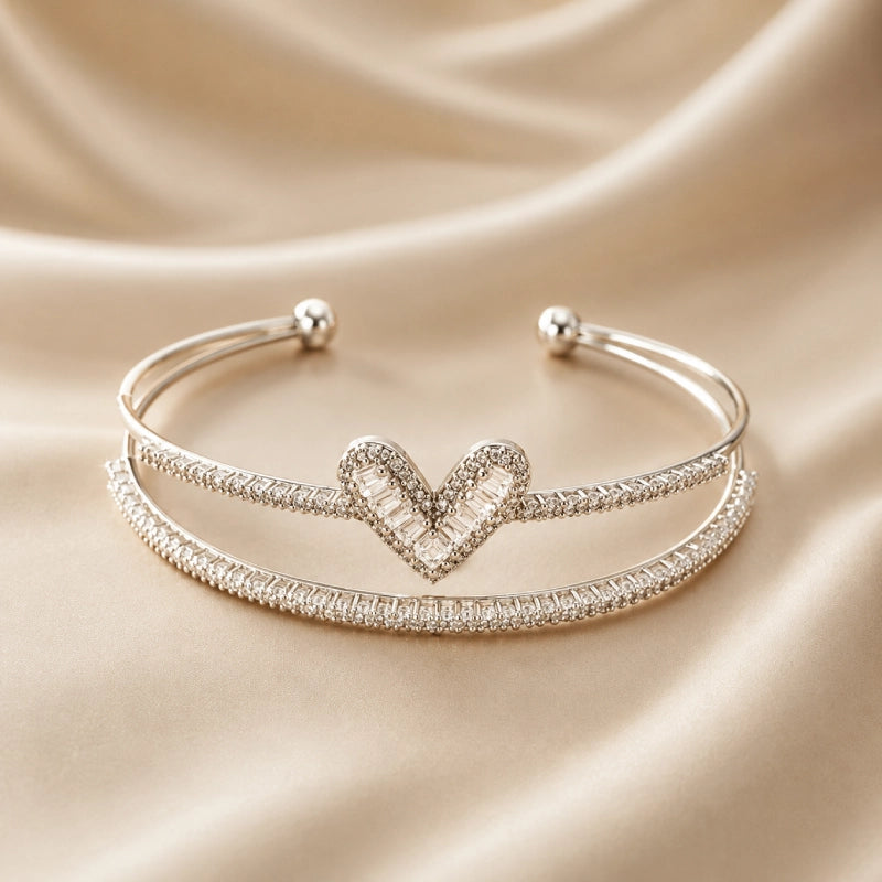 Eternal Heart Crystal Bracelet