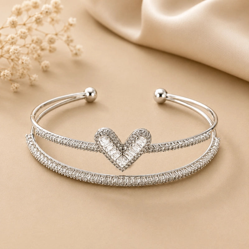 Eternal Heart Crystal Bracelet