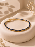 Velora Elegance Blue Tennis Bracelet