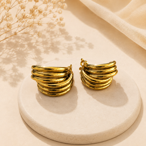 Aurora Layered Hoops