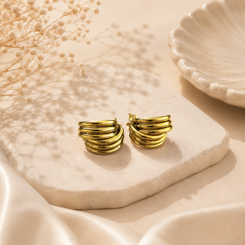 Aurora Layered Hoops