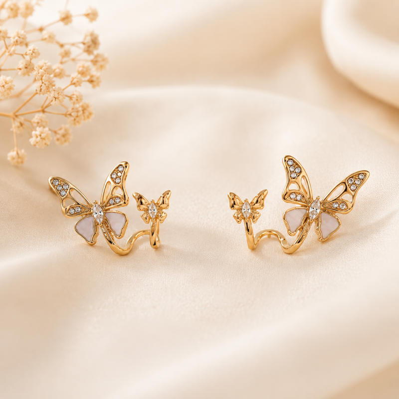 Butterfly Charm Earrings