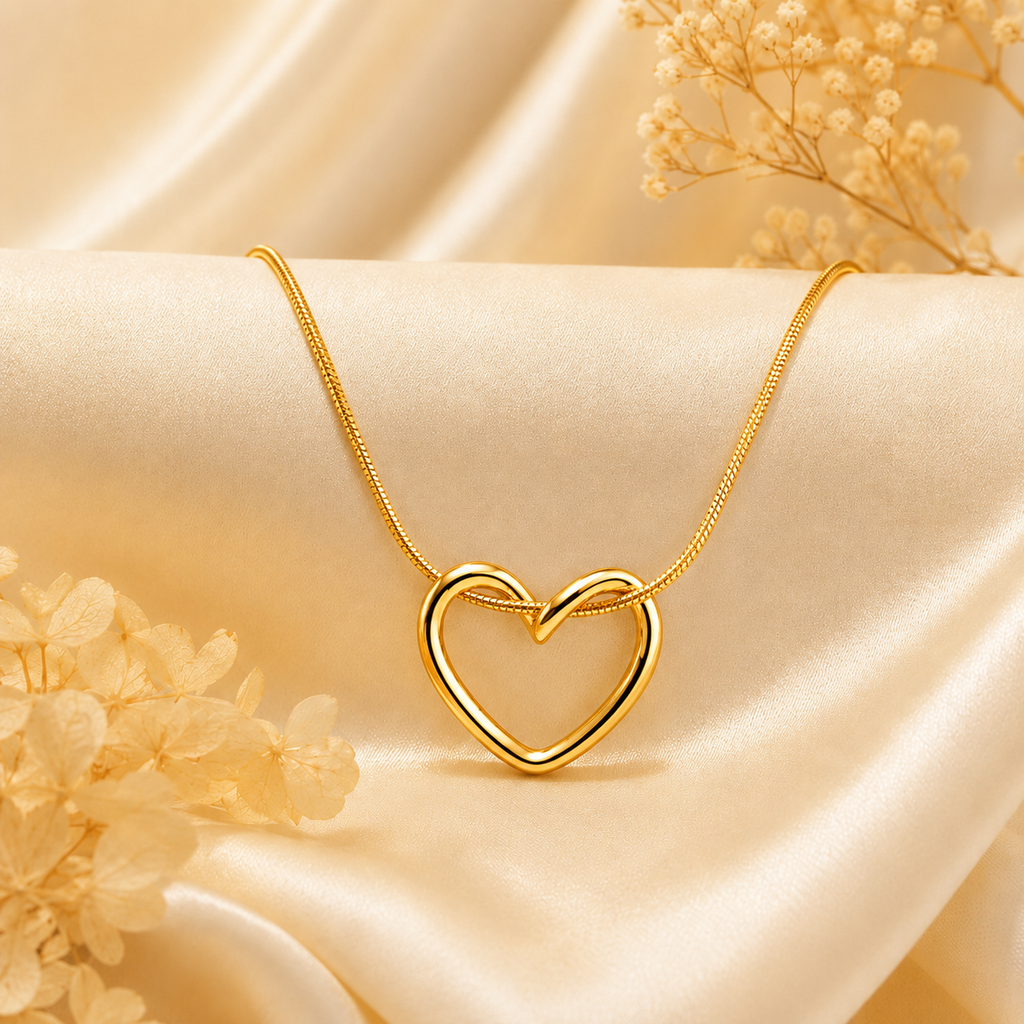 Gold Heart Necklace